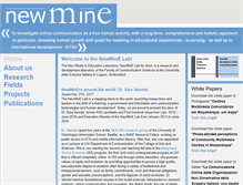 Tablet Screenshot of newmine.org